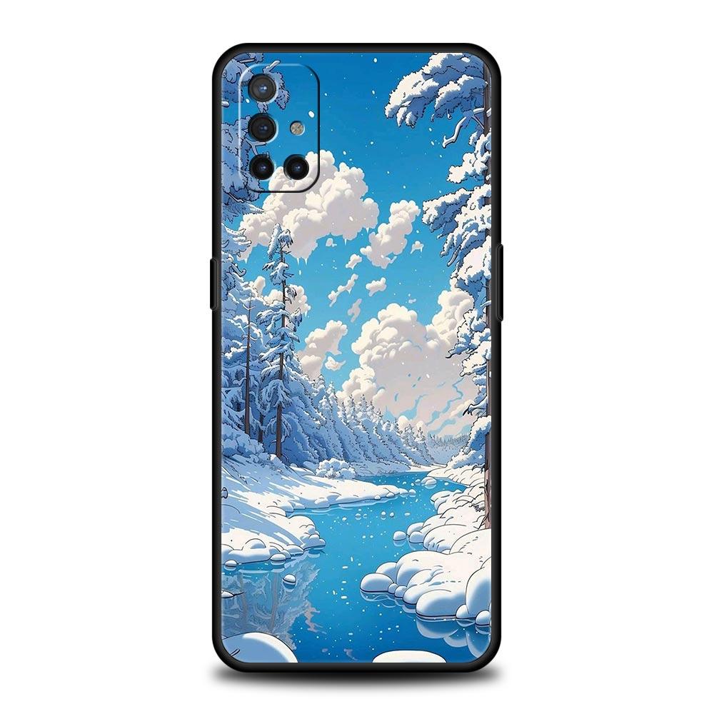 Landscape Winter Light Snow Case For OnePlus 13 12 11 10 9 8 7T Pro 13R 12R 10R 9RT 8T Nord N200 N30 2T CE 2 3 5G Lite Cover