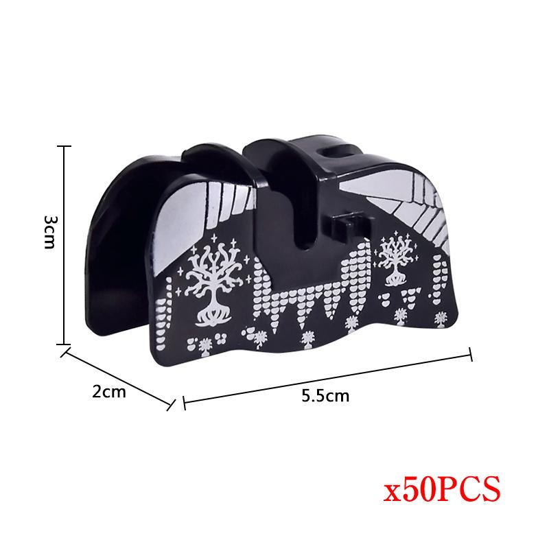 MOC 50 Stück Mittelalter Militär Mittelalter Ritter Kriegspferd Rüstung Pferdeleine Actionfiguren Bausteine Steine Spielzeug Kindergeschenk