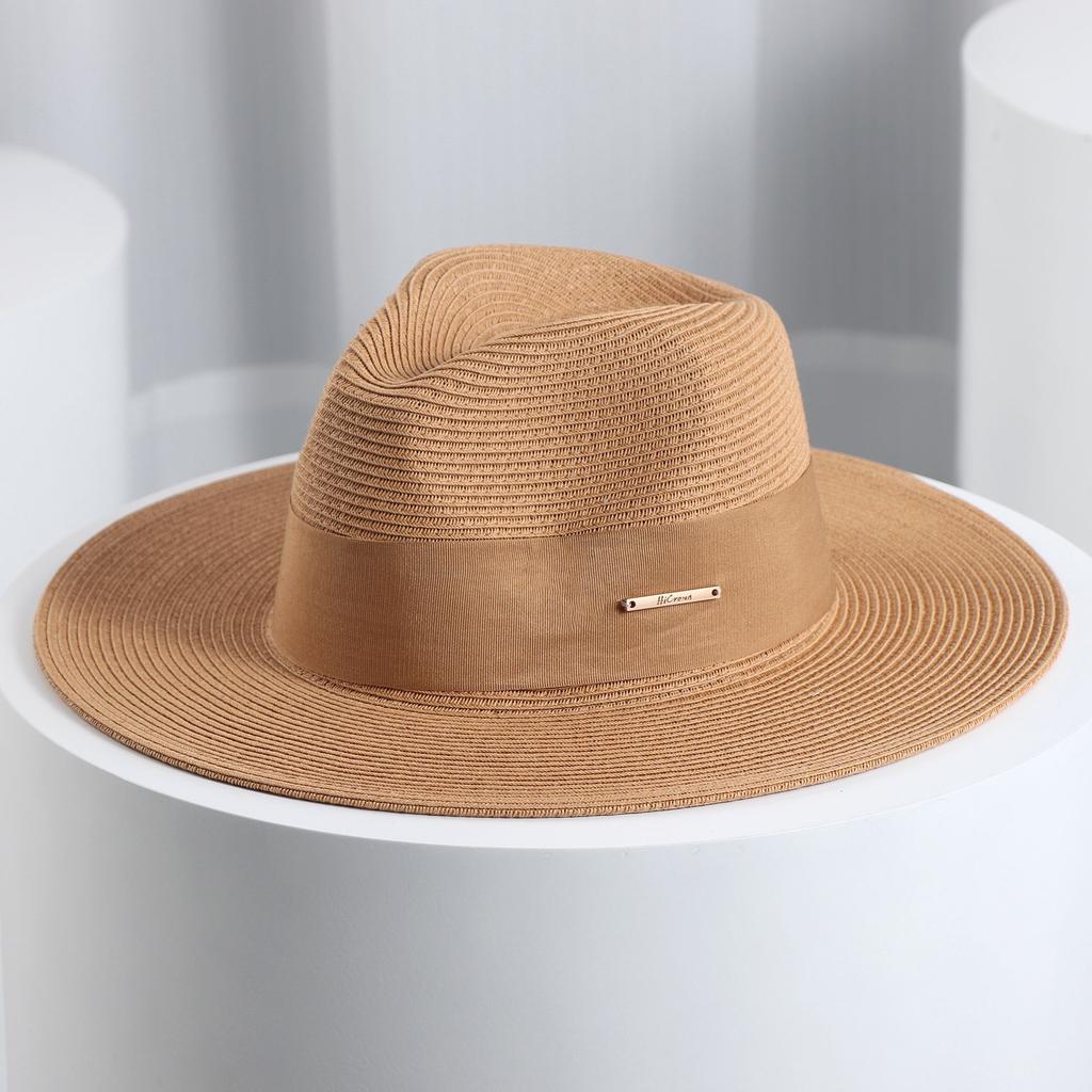 Summer Women's Hats Sunshade and Sun Protection Hats Big Seaside Vacation Straw Hats Travel Sun Hats