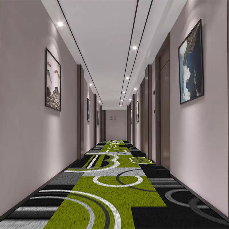 Nordic Geometric Style Long Corridor Carpet Luxury Hallway Area Rugs Non-slip Stair Floor Mat Aisle Carpet Runner Customizable