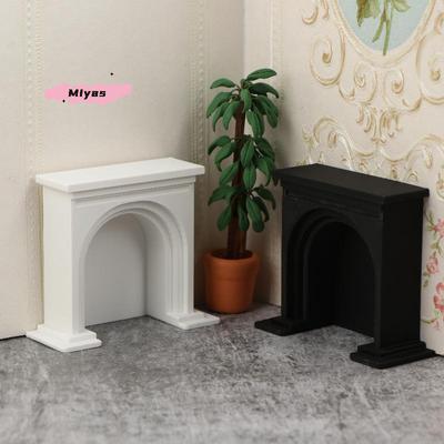 Miniature 1/12 Scale Dollhouse Fireplace Model Christmas Scene Furniture Decoration Ideal for Children's Pretend Play