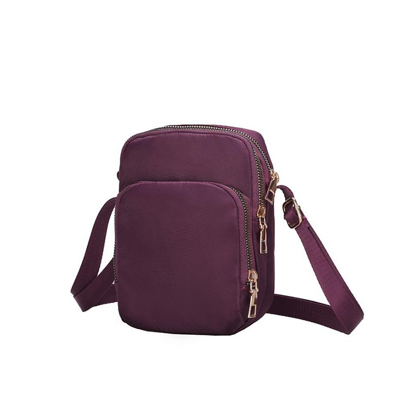 Neue Handy-Umhängetaschen für Damen, modische Damen-Umhängetasche, Handy-Geldbörse, 3-lagige wasserdichte Oxford-Geldbörse