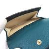 Pristine Chloe Tri-fold wallet Alphabet Trifold green leather CHC21WP718F573L3 Used
