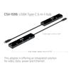 Club 3D USB4 Gen3x2 Hub HDMI 8K60Hz or 4K120Hz 2xUSB Ethernet 1xUSB 1xUSB Charging 100W Type-C 6-in-1 / Type-A (10G) / RJ45(2.5G) / Type-C Data(10G) /