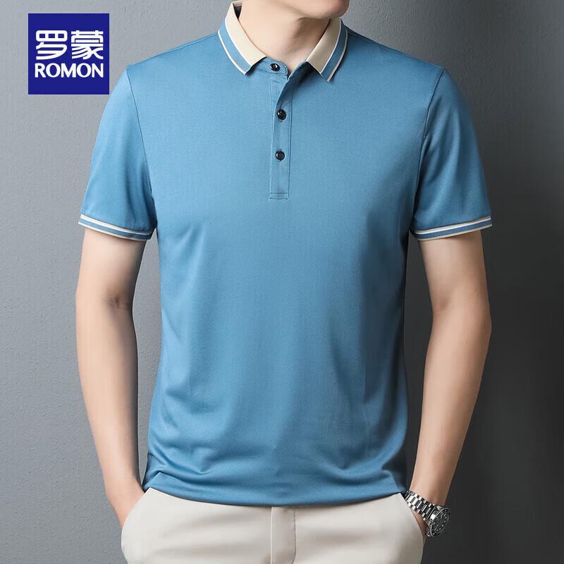 ROMON Men's Casual Business POLO T-Shirt