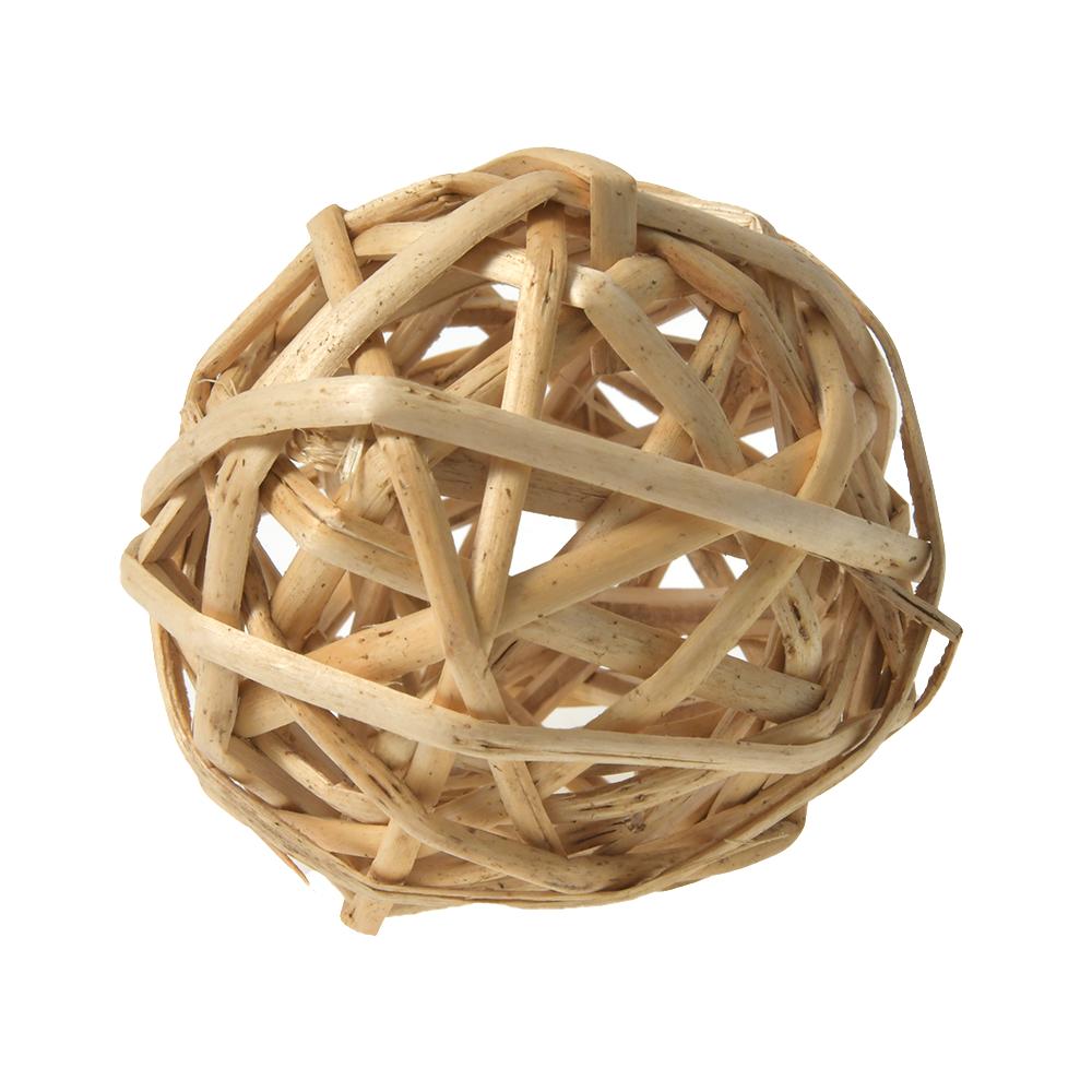 Kleintiere Spielball Kaninchen Hamster Grasball Natürliches Mahlzahnspielzeug Grasball Handgewebter Wassergrasball