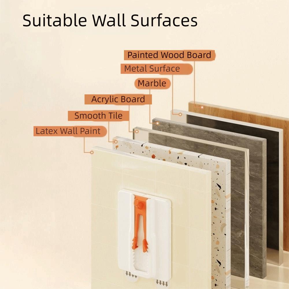 3 Pieces Plastic Photo Frame Hook No Drilling Seamless Picture Frame Hanger Adjustable Removable Wall Picture Hooks Office