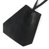 Very Good HERMES Necklace Margiela-era Clochette Necklace black leather Women Used