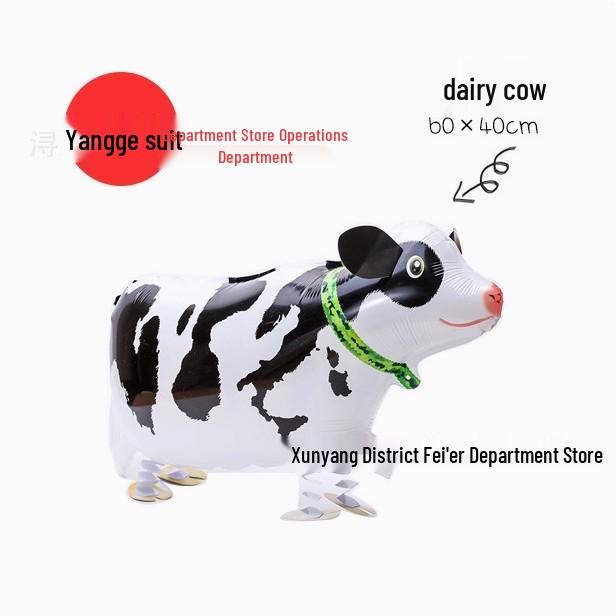 Cartoon Animal-Shaped Walking Pet Balloon for Children's Birthdays