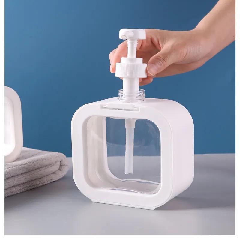 500ml Soap Dispenser White Black Pink Green Purple Liquid Soap Dispenser Pump Lotion Bottles Plastic Bottles For Body Wash Shampoo Hand Sanitizer