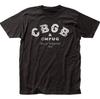 Camiseta unisex de manga corta con logo CBGB desgastado talla S5XL Camiseta unisex