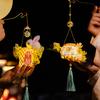 Chinese Mid-Autumn Festival Lanterns New Bamboo Handmade Children's Rabbit Lantern Festive Atmosphere Decoration Handicraft