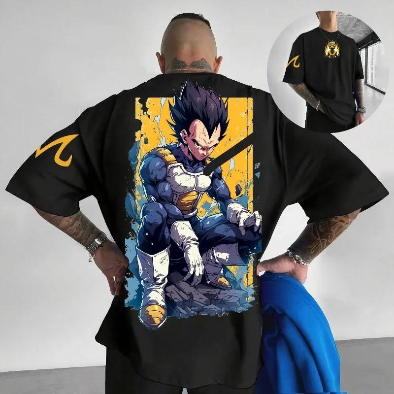 2026 Summer Dragon Ball Gym Mens Printed Cotton TShirt 100 Cotton Unisex Kids Casual Wear Oversized Fitness Workout