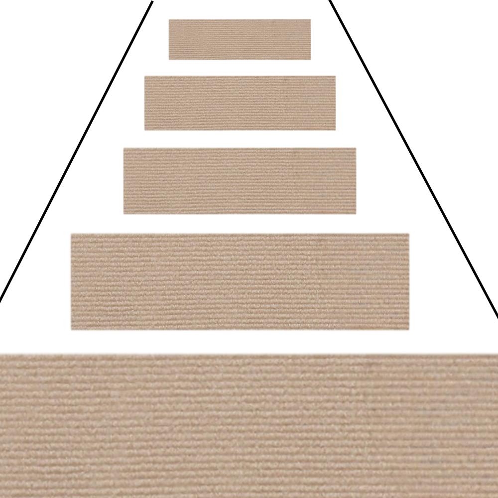 1Pc 80cm/31.49in Stair Tread Carpet Mats Self Adhesive Non-Slip Water Absorption Stair Mat Step Rugs Safety Mute Floor Mats Pad