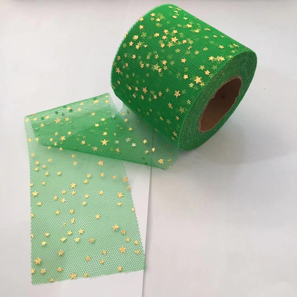 Радужная лента из тюля с сердечками для рукоделия, подарков, упаковки, декоративные ленты, любовь, звезды, кружево, рождественский декор