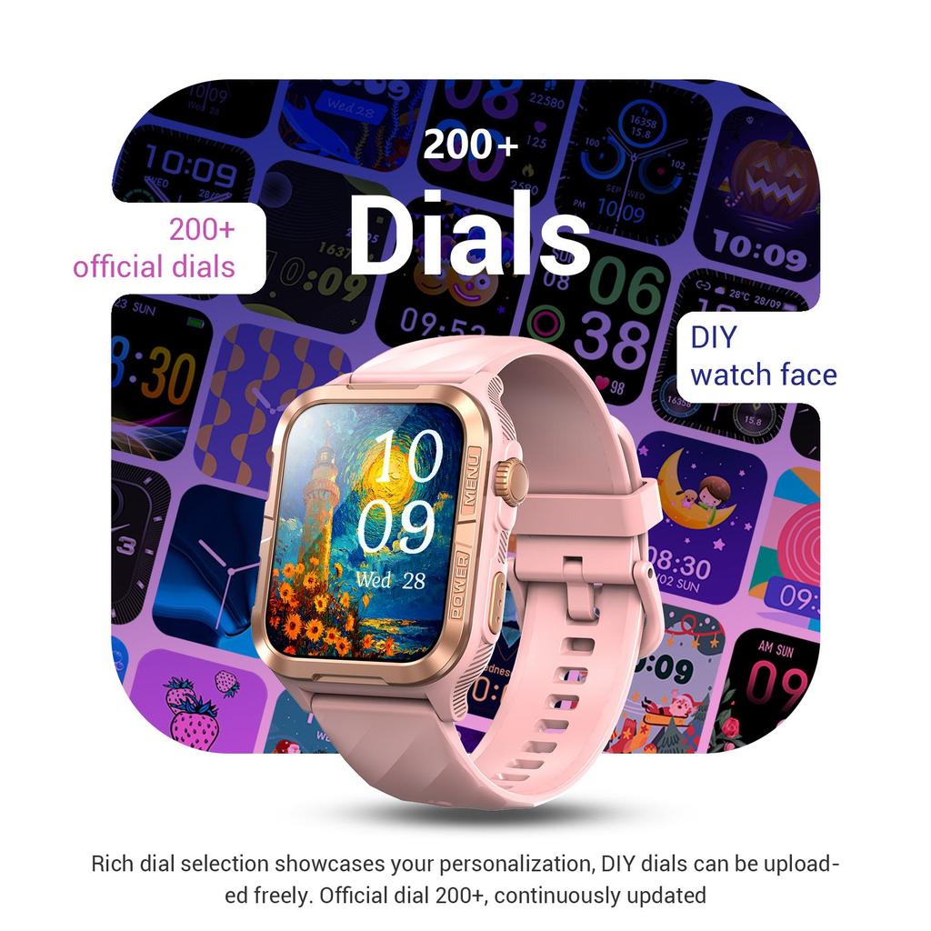 Blackview W10 Pro Smartwatch Sportiva Intelligente Fitness con Chiamate Bluetooth 600mAh LED