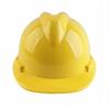 Safety helmet, construction work helmet - yellow, made of HDPE plastic
