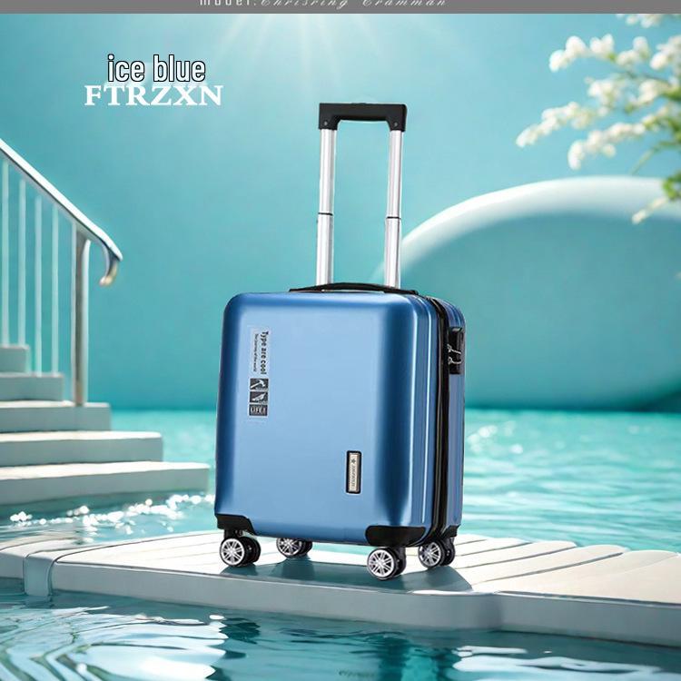 18" Carry-on Travel Suitcase with Universal Wheels and Lock, Sturdy Trolley Case for Students, 20" Version Available