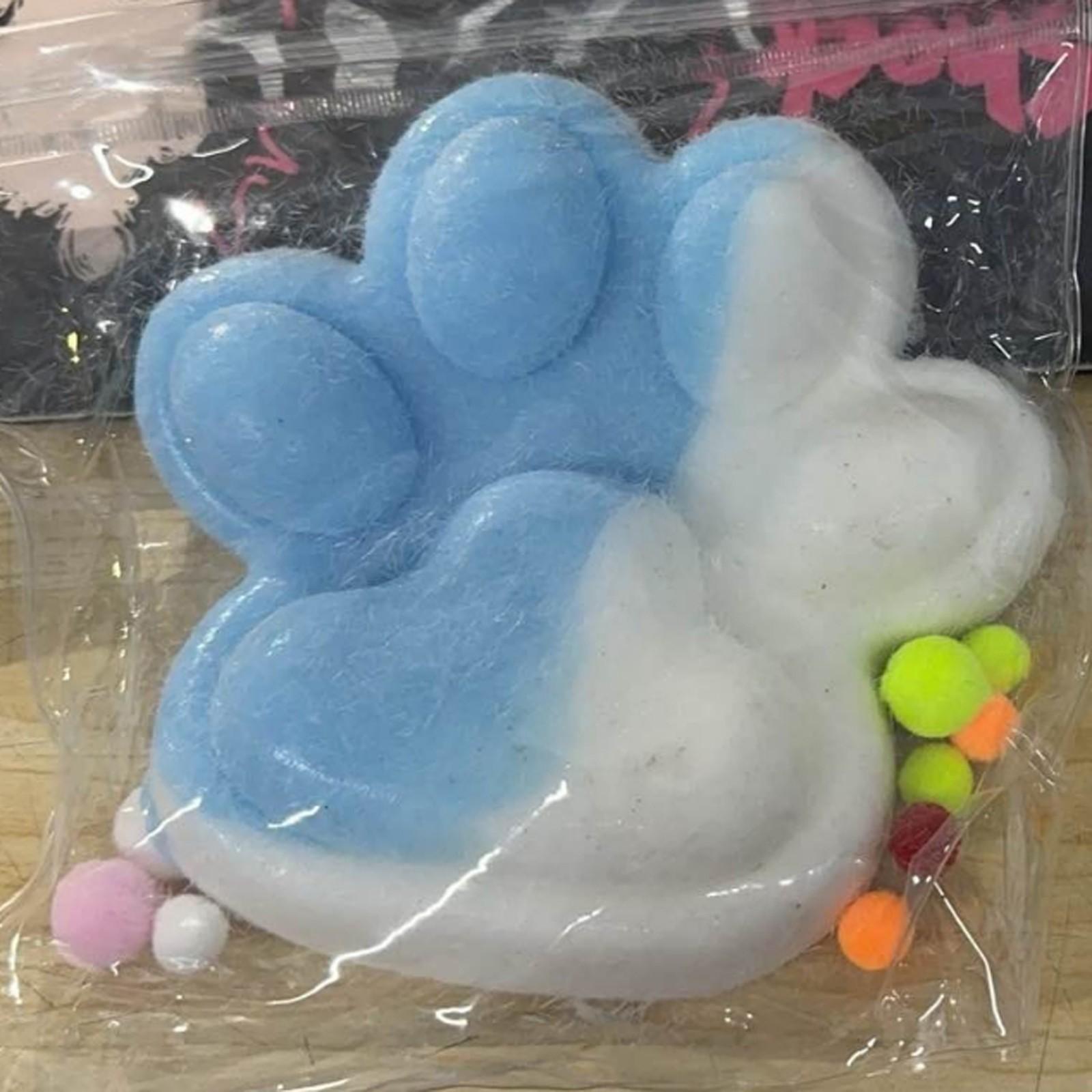 

Большая игрушка ручной работы Taba для снятия стресса ( большой ) One Size светло-синий