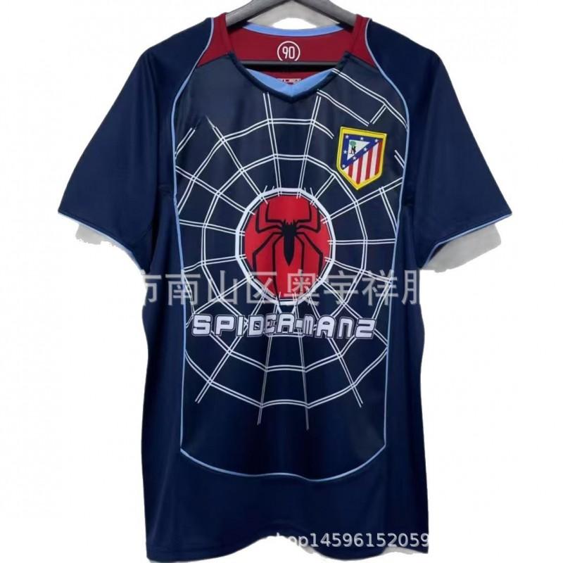 Atltico Madrid 2004-2005 Retro Football Jersey Fernando Torres 9 Home/Away Version Men