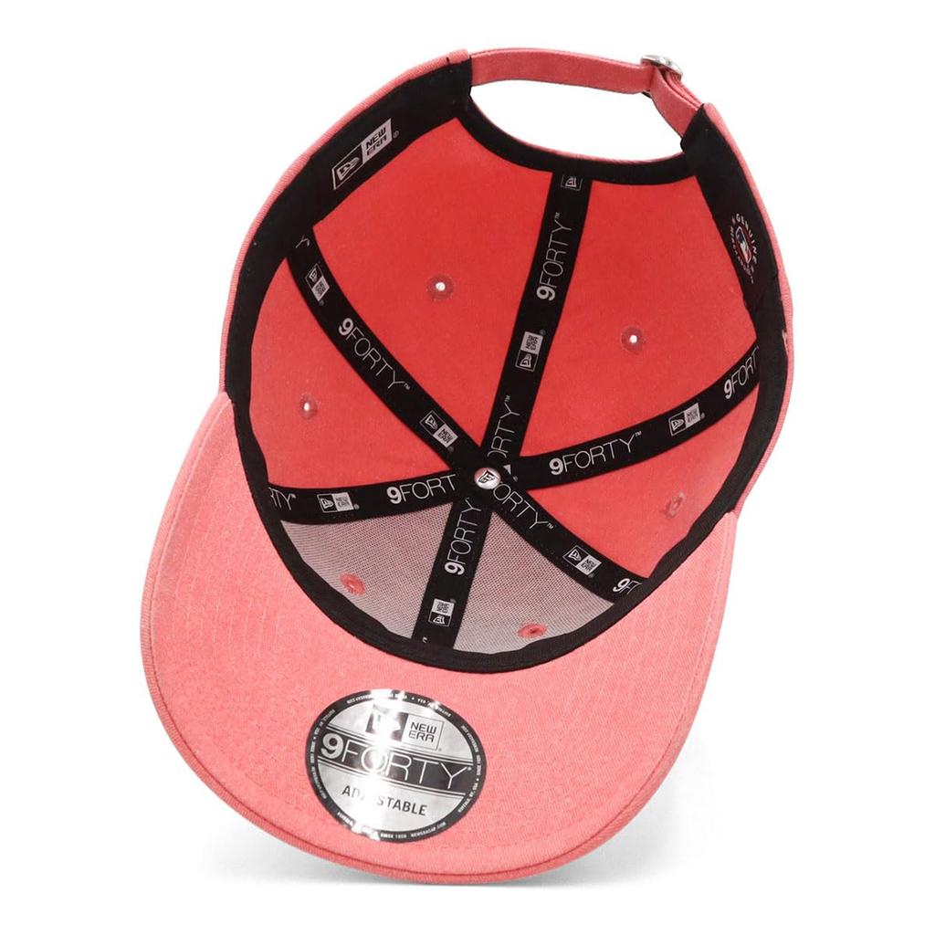 New Era 9FORTY Cloth Strap Cap MLB New York Yankees Rhinestone Acid Wash Pink FREE Size Adjustable Baseball Cap Unisex