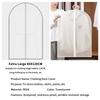 Thickened Washable Clothes Hanging Dust Cover Cover Suit Coat Transparent Fully Enclosed With Zipper Clothes Storage Bag