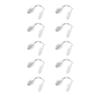 Clear Silicone Nose Pad 10 Pieces Anti Slip Cushions for Secure Glasses Fit No Pressure