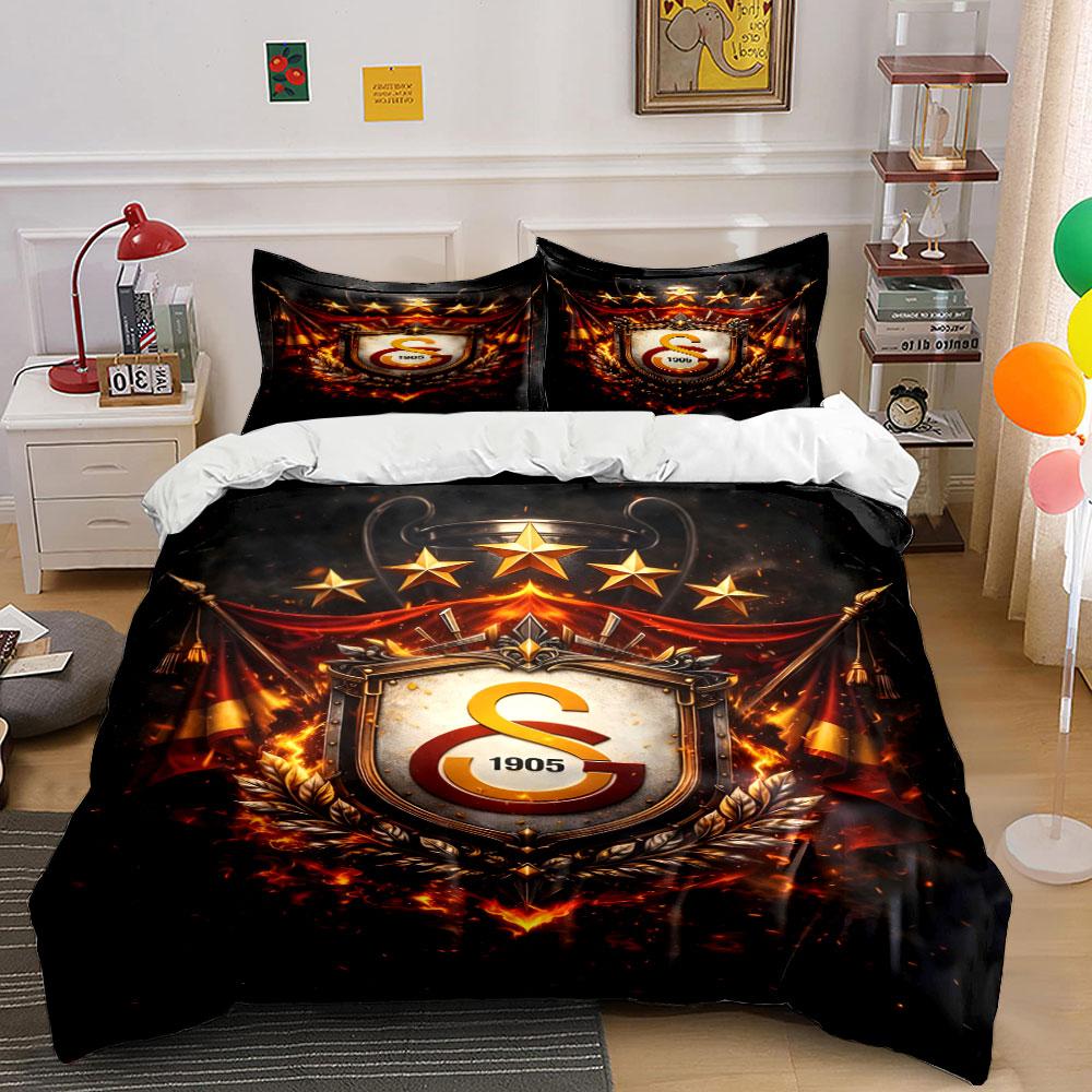 Shield, stars, flames, logo. Bedding sets Duvet cover sets Duvet covers Pillowcases(1 * Duvet Cover 2 * Pillowcases without duvet insert)