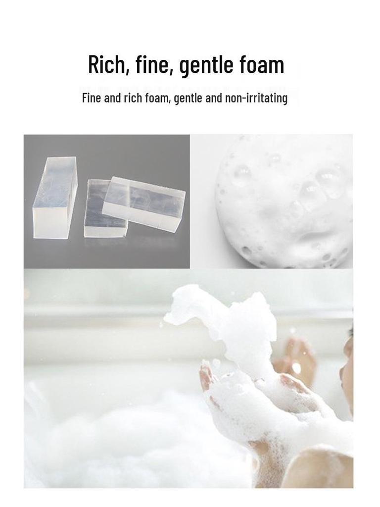 Bază de Săpun Transparent Albă DIY Handmade Yongling - Materie Primă Alb Lăptos