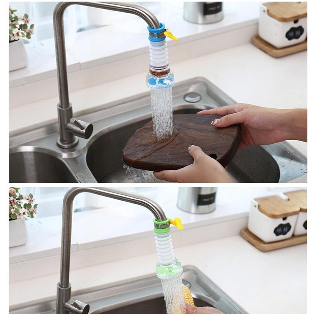 Kitchen Adjustable Faucet Aerator Shower Sprayer 3 Modes Bendable Proof Water Tap Diffuser Water-saving Nozzle