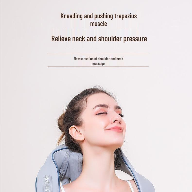 Cross-border Multifunctional Heated Neck and Shoulder Massager