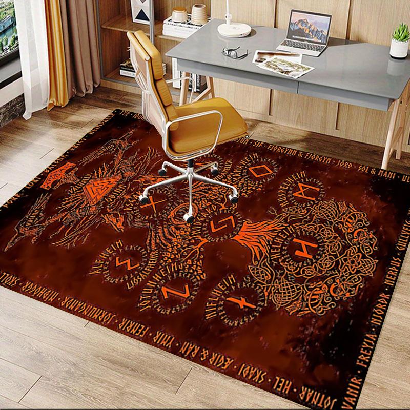 1pc Norse Mythology Carpet, Office Rug Outdoor Mat Home Decor Area Carpet Festival