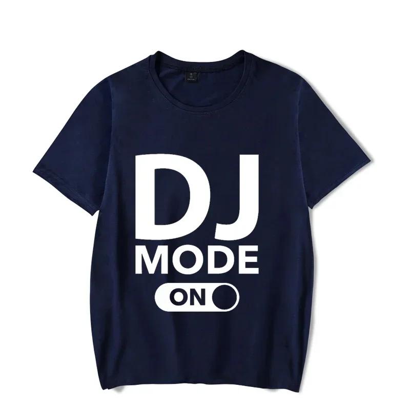 Oversized T-shirt Summer Men Women Dj Mode Print Luminous Tees Hip Hop Style Short Sleeve Harajuku DJ Glowing Tshirt for Men