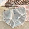 Damen Sommer Reine Baumwolle Taille Bequem Atmungsaktiv Dreieck Slips