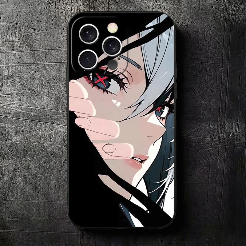 Genshin Impact Arlecchino Soft Phone Case for iPhone 16 16E 17 Air 15 Pro Max 14 Plus 13 Mini 11 12 7 Black Cover Back Shell