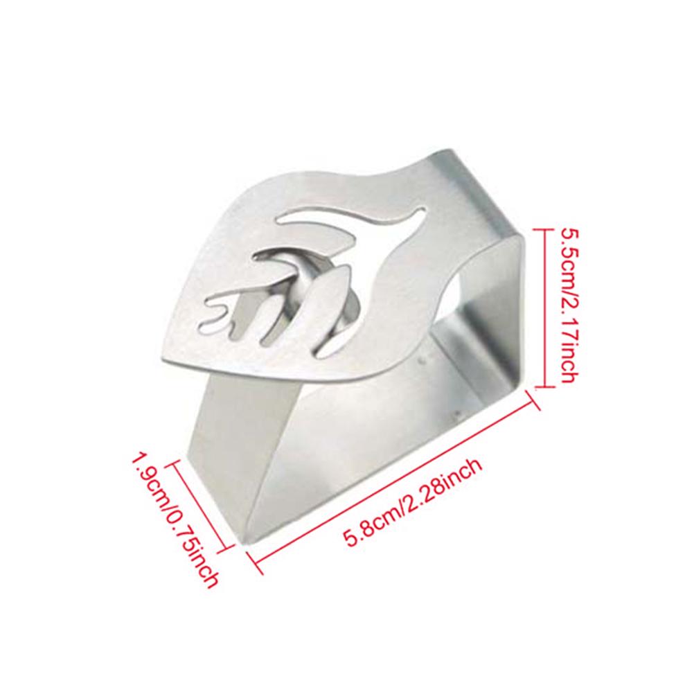 4Pcs Stainless Steel Tablecloth Clips Adjustable Table Cloth Holder Clamps for Home Wedding Party