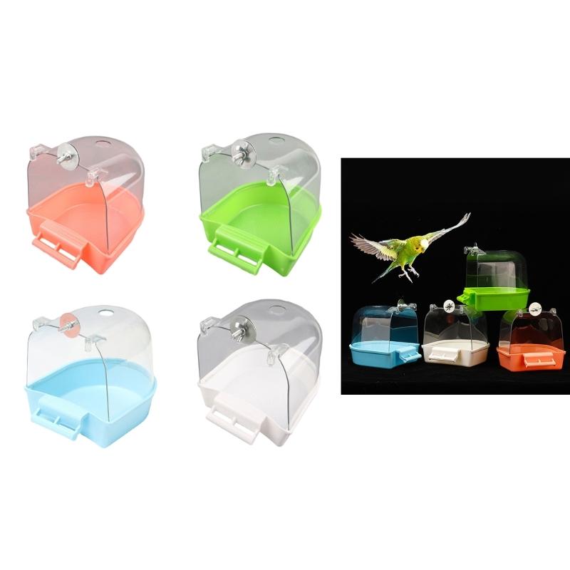 Parrot Bathtub Birdcage Bathing Tub Budgies External Bathroom Cage Decors