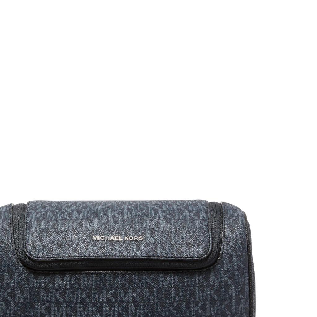 New MICHAEL KORS MK Cooper Artificial Leather Shoulder Bag Medium Men's Marine Blue 37U2LCOT6B-502