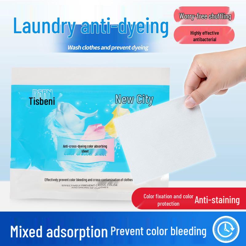 Chusteczki pochłaniające kolor do prania, Ochrona przed farbowaniem, Bezproblemowe pranie mieszane, Ochrona koloru, 50 sztuk