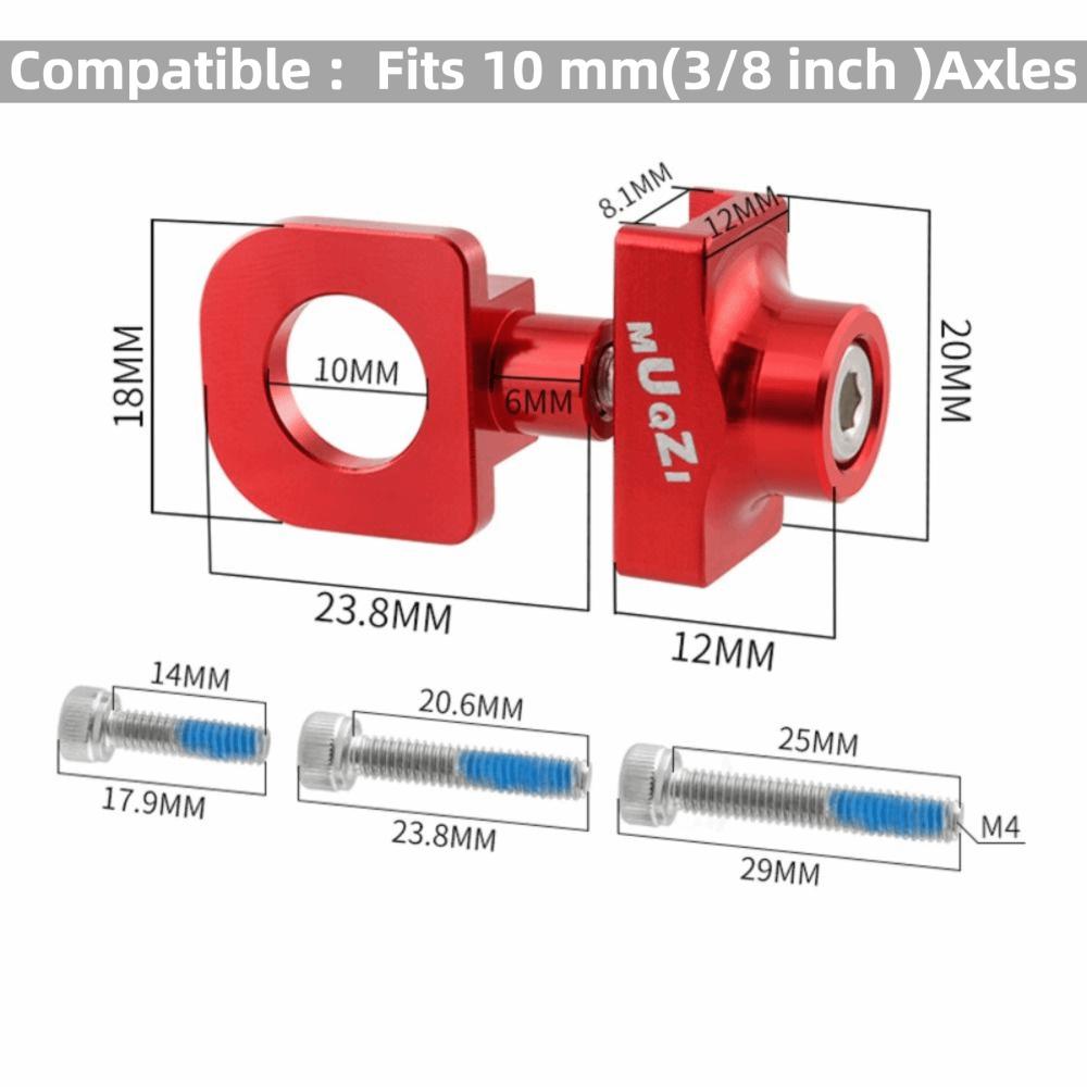 2PCS Easy Installation Bicycle Chain Tensioner Bike Chain Repair Tools  Bike Maintenance