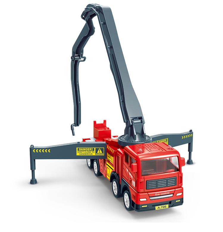 Feuerwehrauto Spielzeug Feuerwehrmann Feuerwehrwagen/Fahrzeug Auto Licht Pädagogisch Junge Elektrisches Spielzeug für Kinder B197