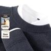 Men's 100% Cashmere Round Neck Pullover Sweater