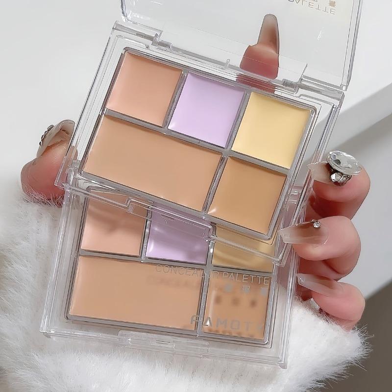 Famoty Concealer Cream For Acne Marks Dark Circles Brightening Makeup For Students