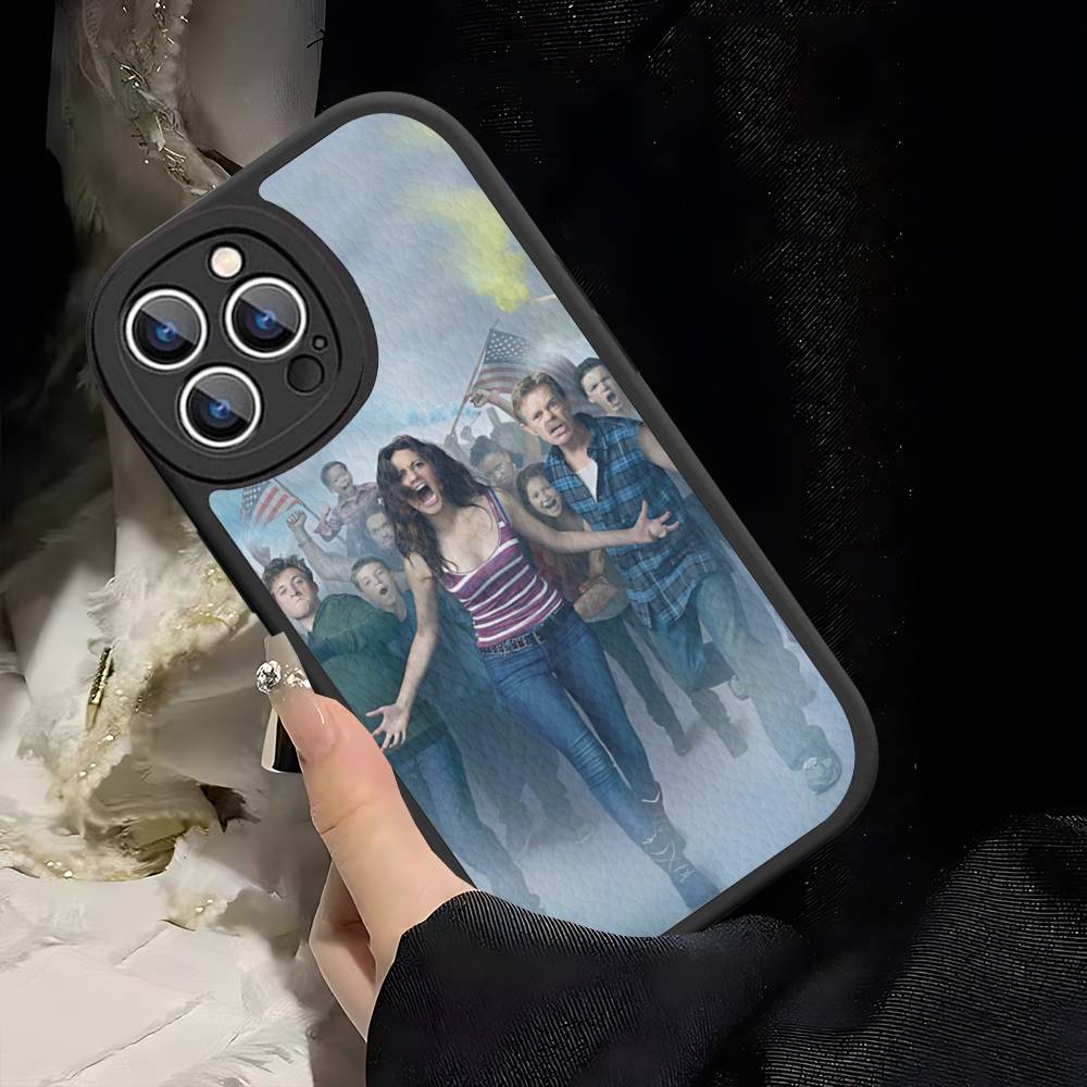 A Lively TV Series S-ShamelesS Leather Phone Case For IPhone 16 15 14 13 12 11 Pro Max Plus Shockproof Cover