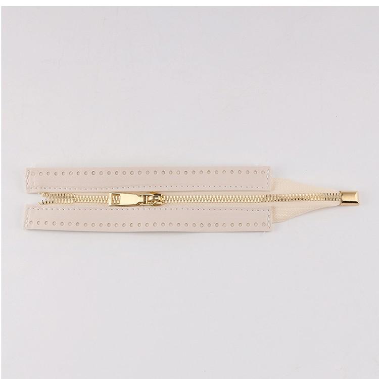 18cm Metal Teeth Zipper for DIY Handmade Bags - Coral Fleece Mesh Bag Accessories