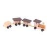 1:12 Dollhouse Miniature Wooden Train Mini Ornaments DIY Doll House Decoration Accessories Kid Pretend Play Toy