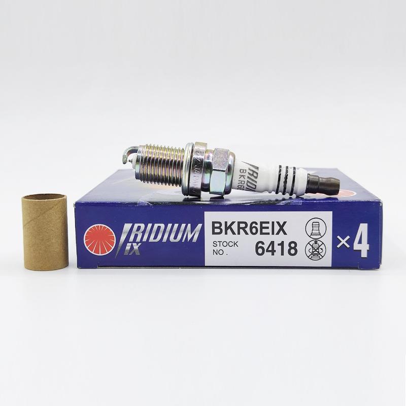 4 stk BKR6EIX 6418 Iridium Power Tennplugg For Volvo Porsche BMW Suzuki BKR6EIX-6418 Biltilbehør