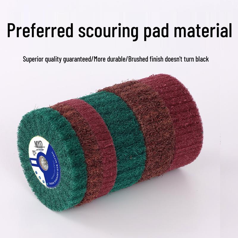 Stainless Steel Polishing Angle Grinder Pad: Rust Removal & Deburring