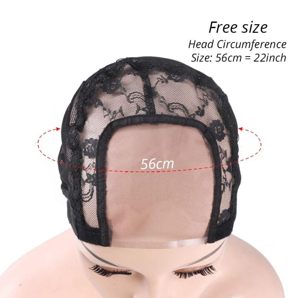 Filet invisible pour perruque U Part Noir Accessoires pour perruque Filet pour perruque en dentelle Pour la confection de perruques