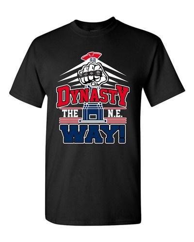 Dynasty The New England Way Football Sports Champs Adult DT T-Shirt Tee Unisex T-Shirt L